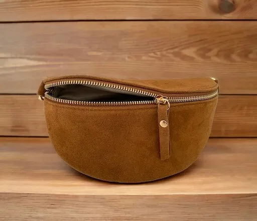 RAINIE CAMEL  BOLSO RIONERA DE ANTE