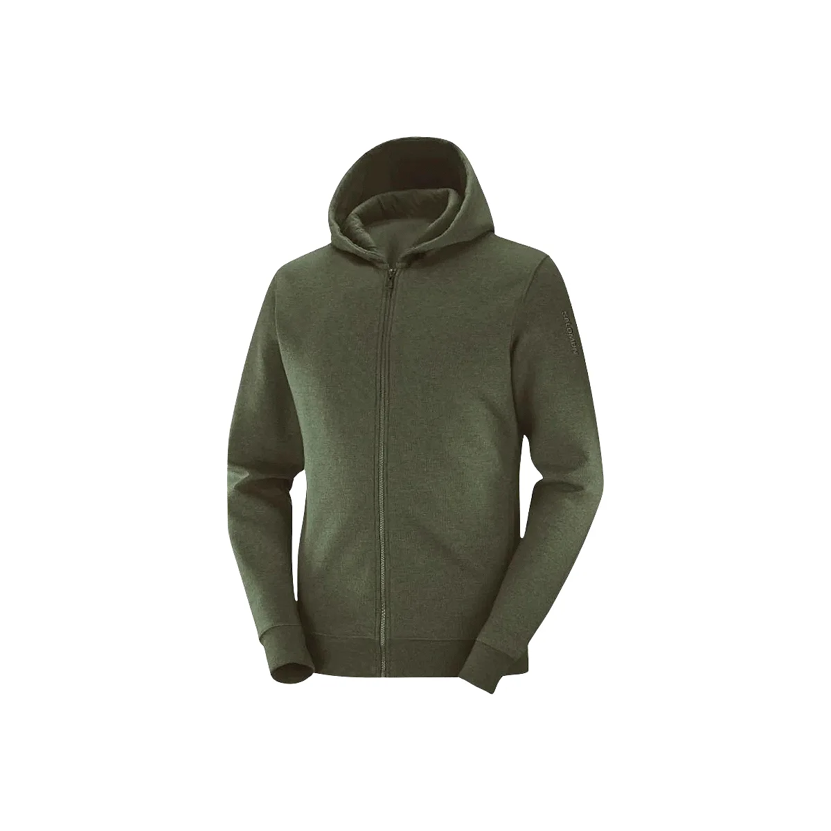 Salomon Hoodie Logo Fz M – Olive – Hombre – 18063