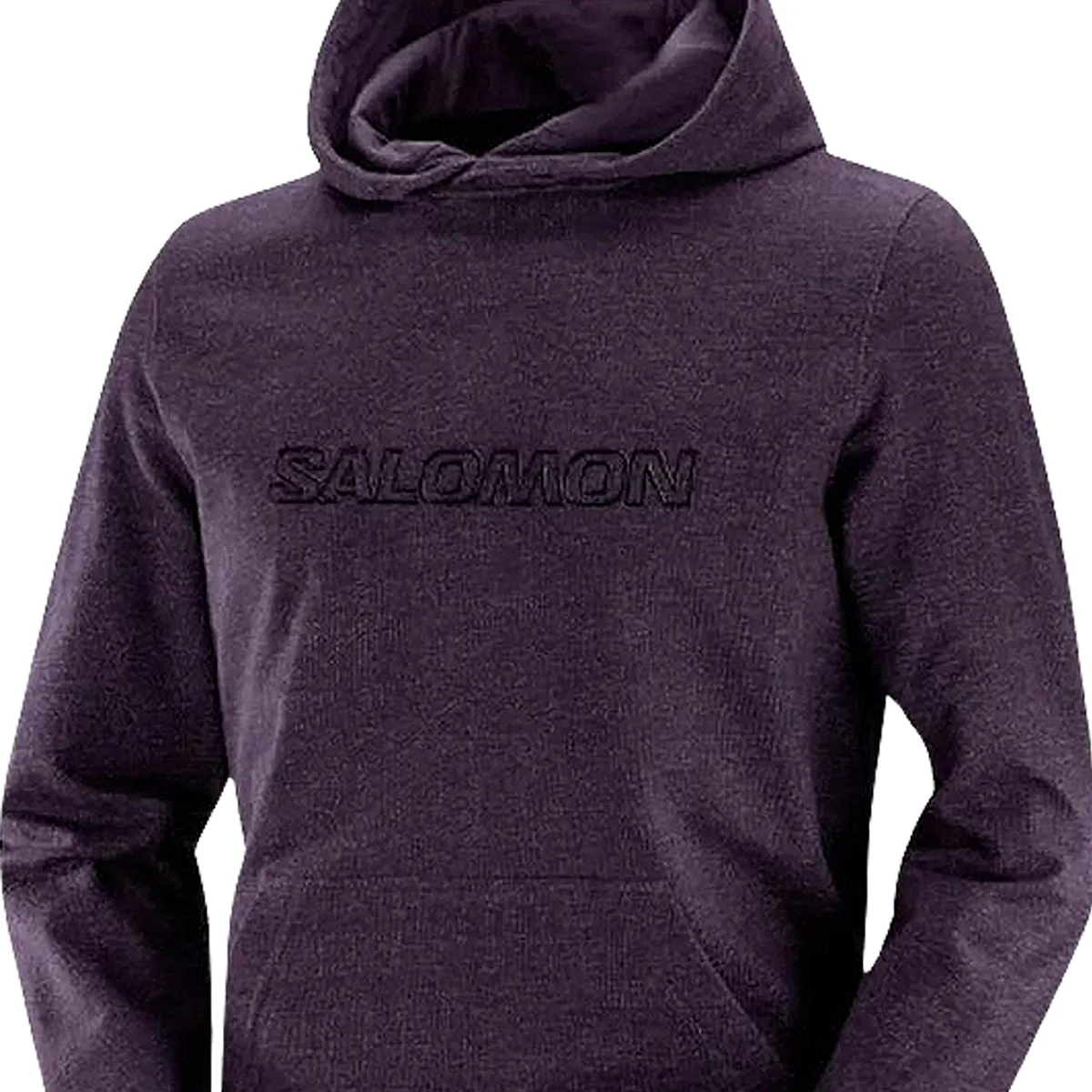 Salomon Hoodie Logo M – Wine – Hombre – 18068