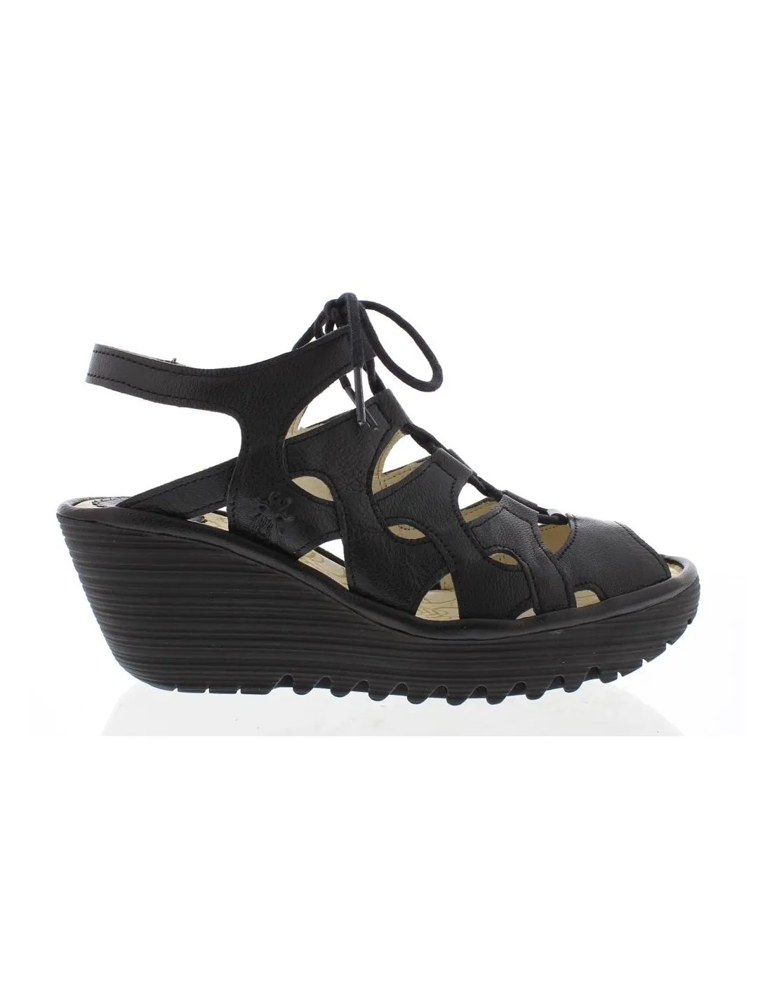 sandalia cuña YEXA916 serie Yellow_Fly London