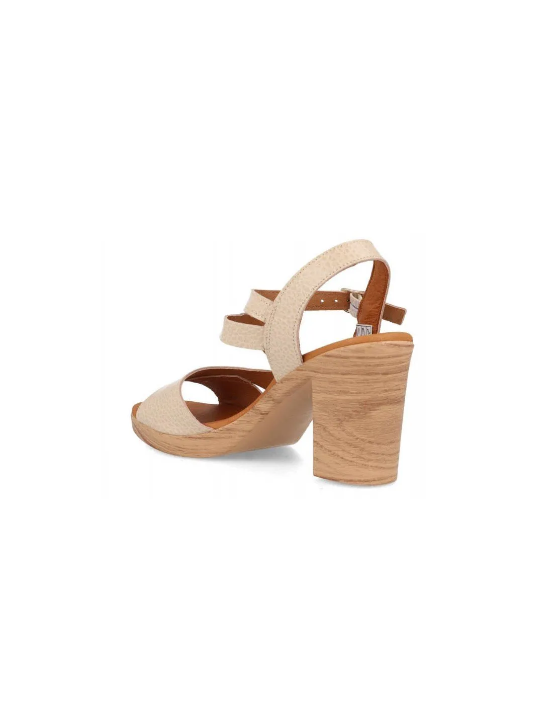 Sandalias Fiesta Tacón Piel