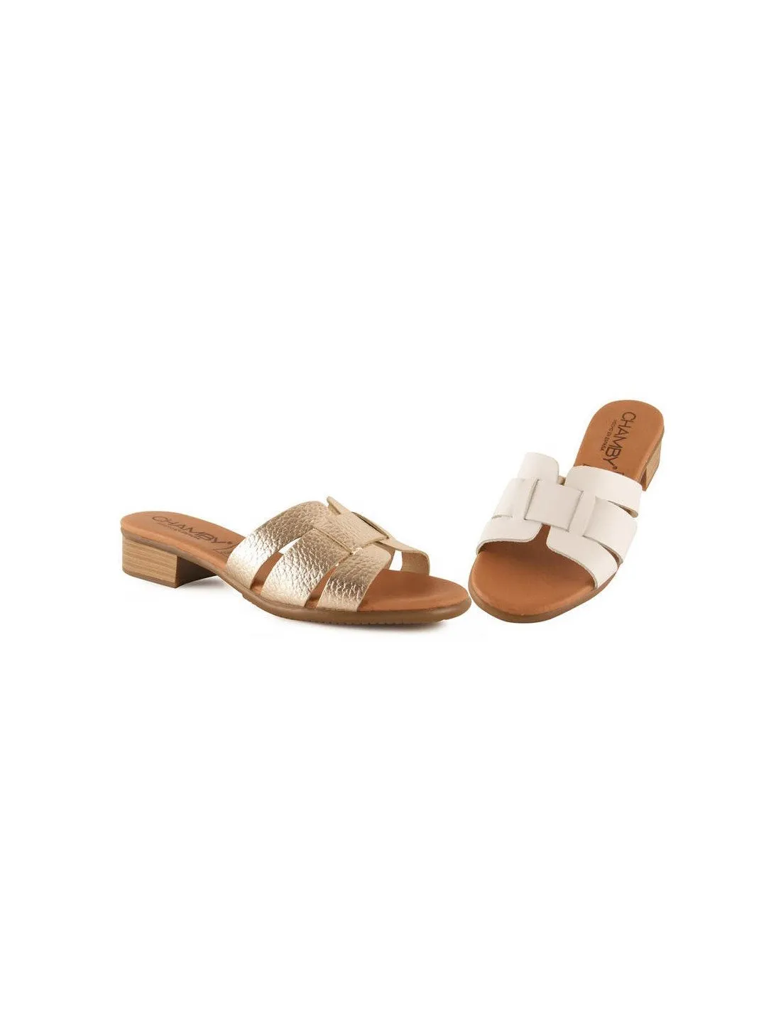Sandalias Piel Tacón