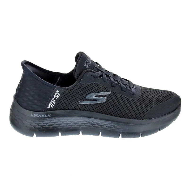 SKECHERS ZAPATILLAS MUJER SLIPINS GO WALK FLEX NEGRO