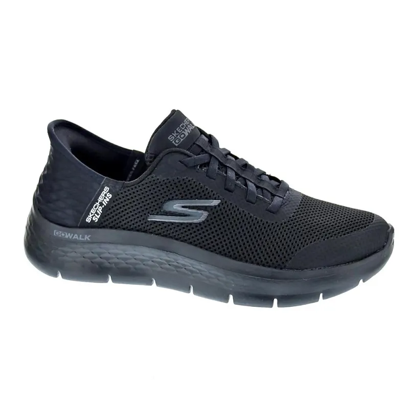 SKECHERS ZAPATILLAS MUJER SLIPINS GO WALK FLEX NEGRO