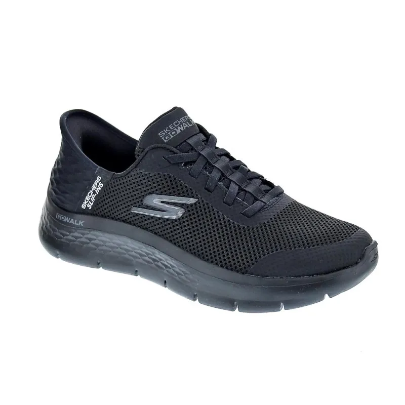 SKECHERS ZAPATILLAS MUJER SLIPINS GO WALK FLEX NEGRO