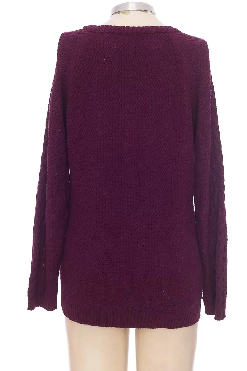 SWEATER COLOR MORADO  STRADIVARIUS