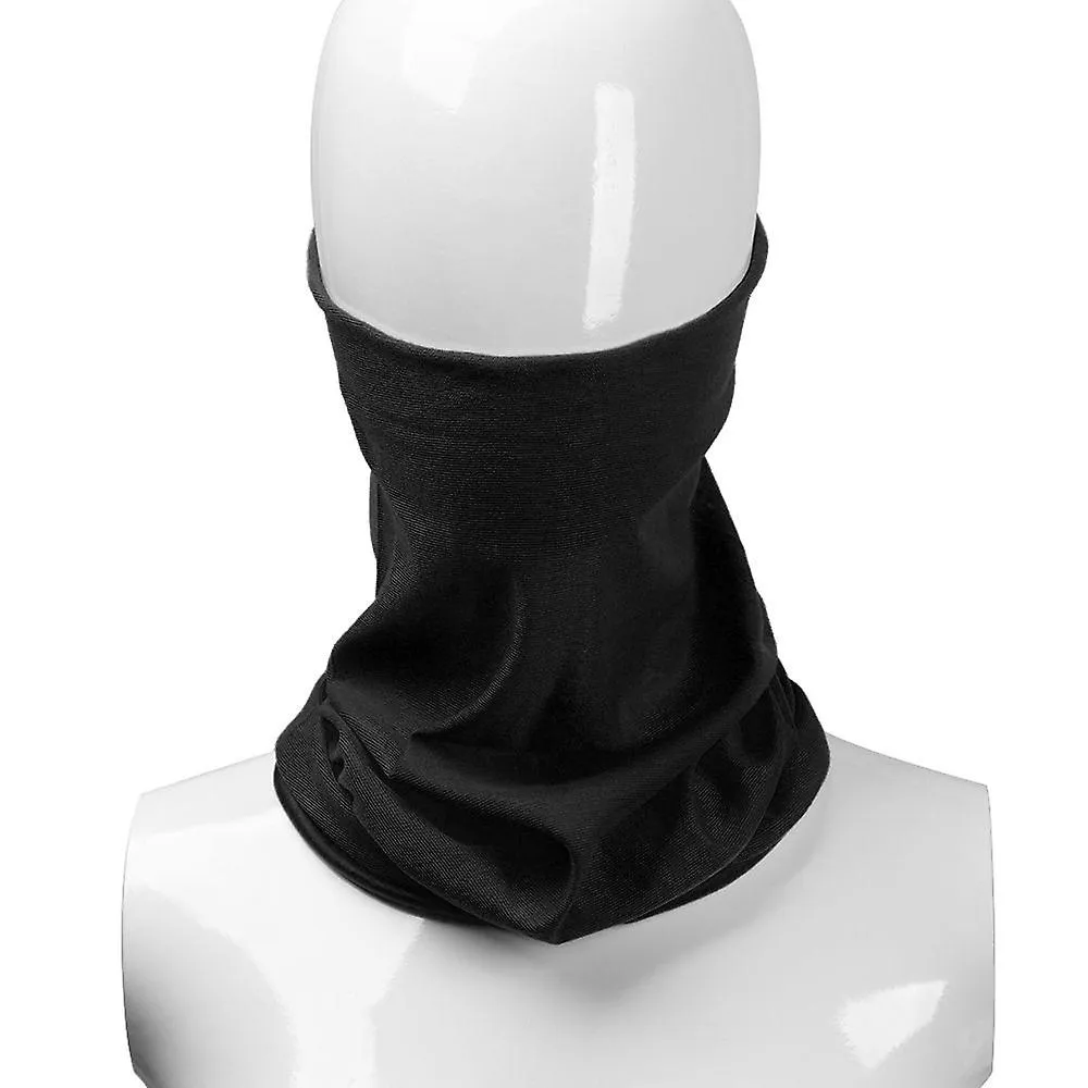 Sólido Ciclismo Bandana Alto Elástico Sin Pasamontañas Buff En el Cuello Pesca Pasamontañas Tubo Protector Facial Hombres Bufand