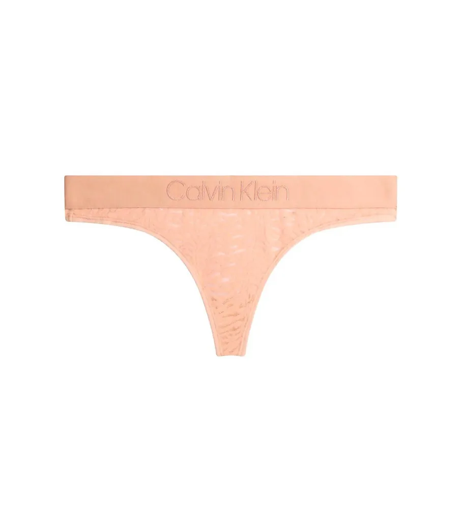 Tanga Encaje rosa