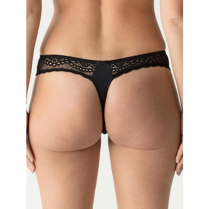 Tanga PrimaDonna Twist I Do 0641600 NEGRO