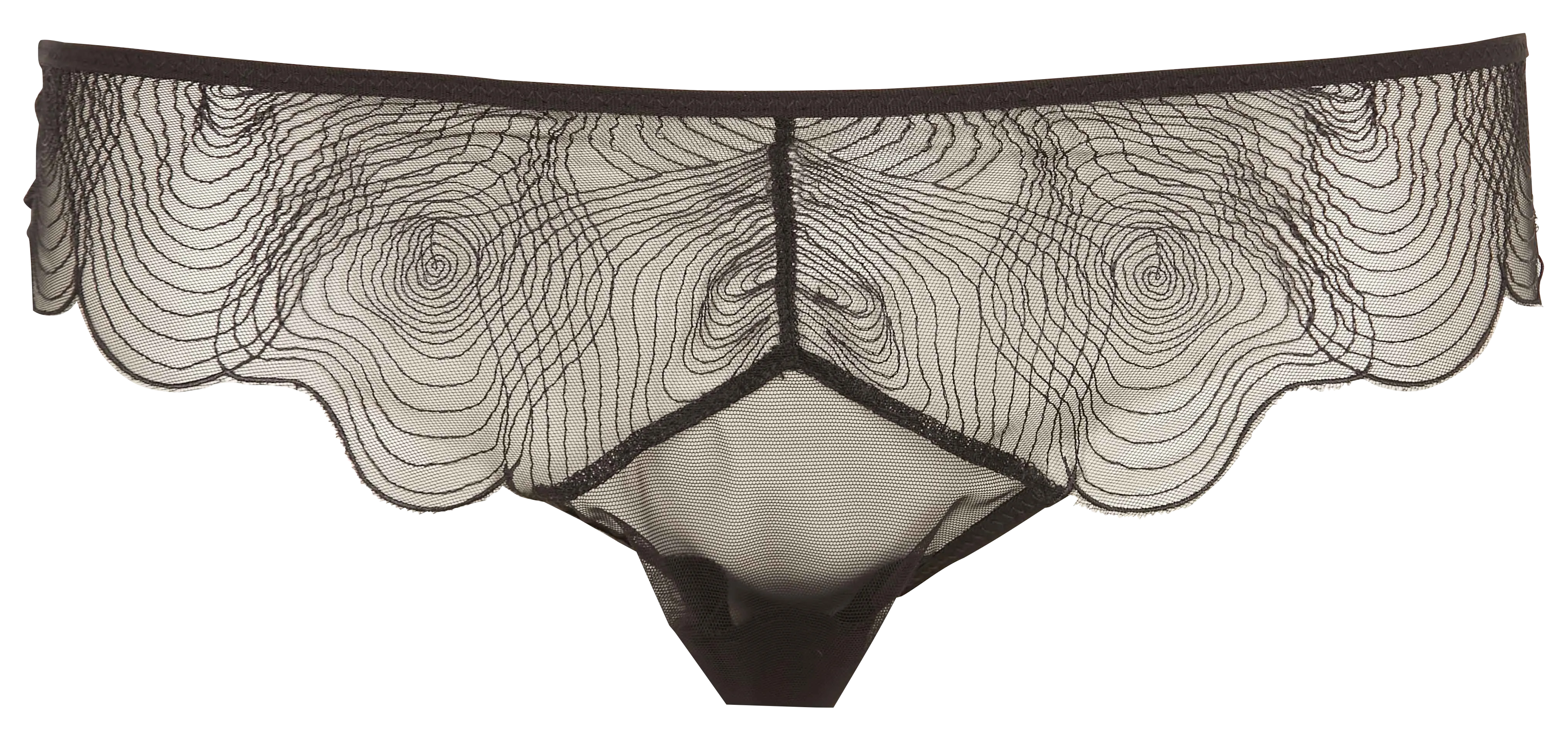 UNDRESS CODE BLISS  TANGA DE PUNTO EN NEGRO