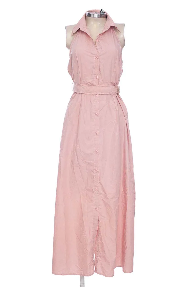 VESTIDO / ENTERIZO COLOR ROSADO  FOLLOW ME 