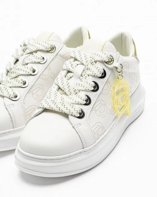Zapatillas blancas Karl Lagerfeld Kapri NFT Plexi Pendant Blanco