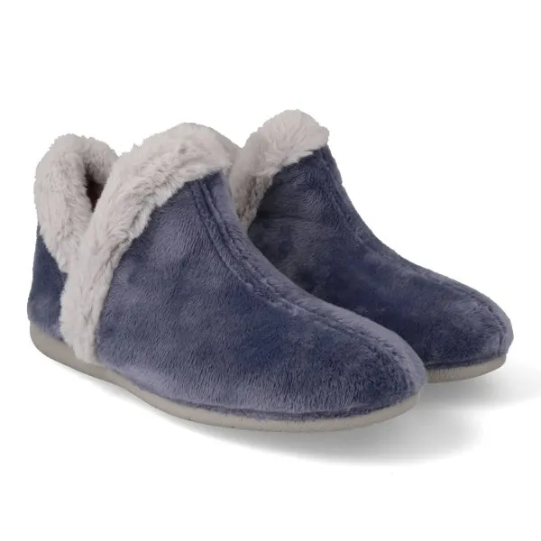 ZAPATILLAS CASA CALENTITAS MUJER MOD. PONIA AZUL