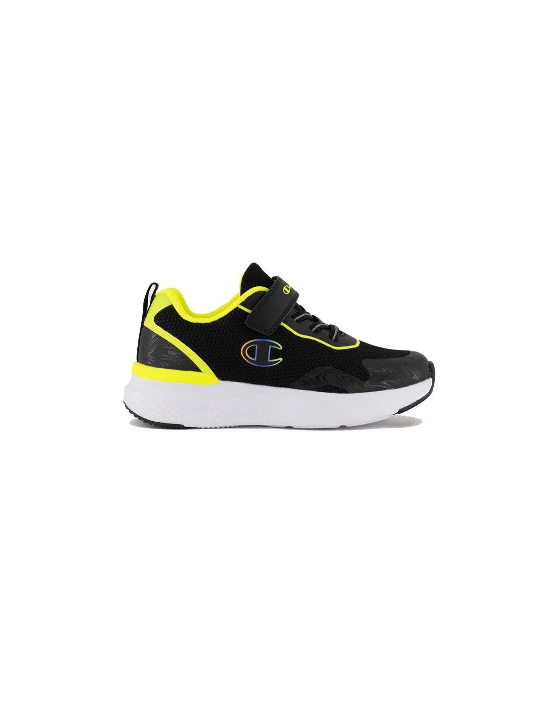Zapatillas Champion Bold 3 B Ps Low Cut Infantil Negro amarillo