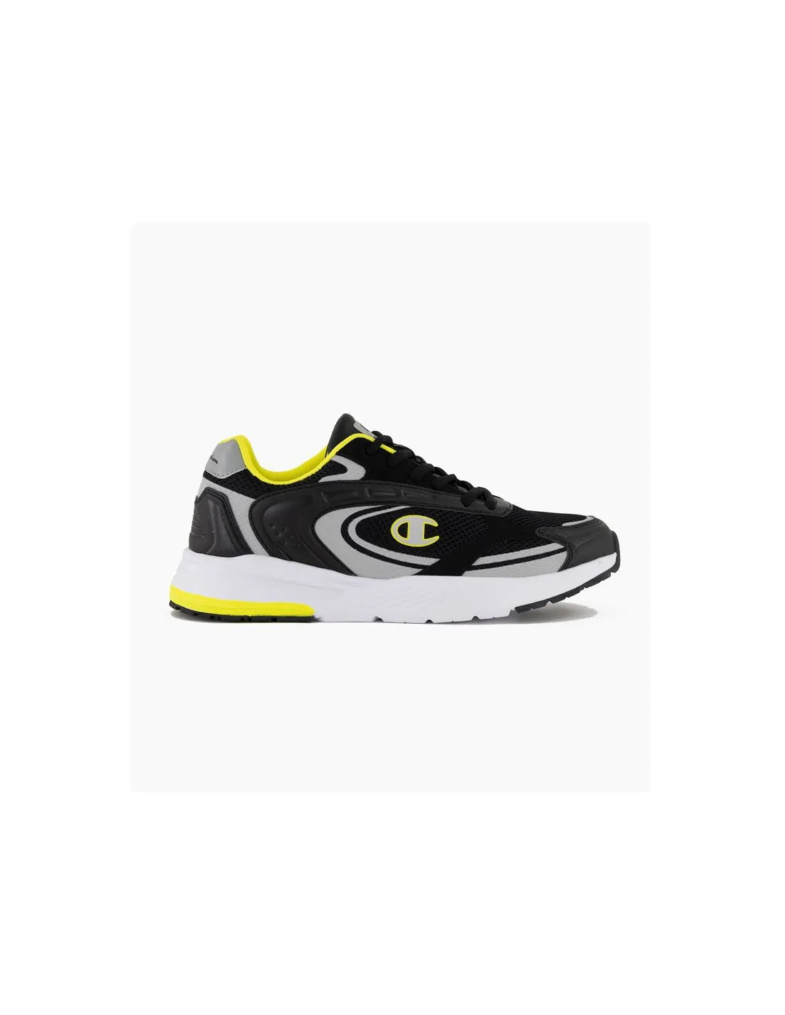 Zapatillas Champion Champ 2K Low Cut Hombre Negro amarillo