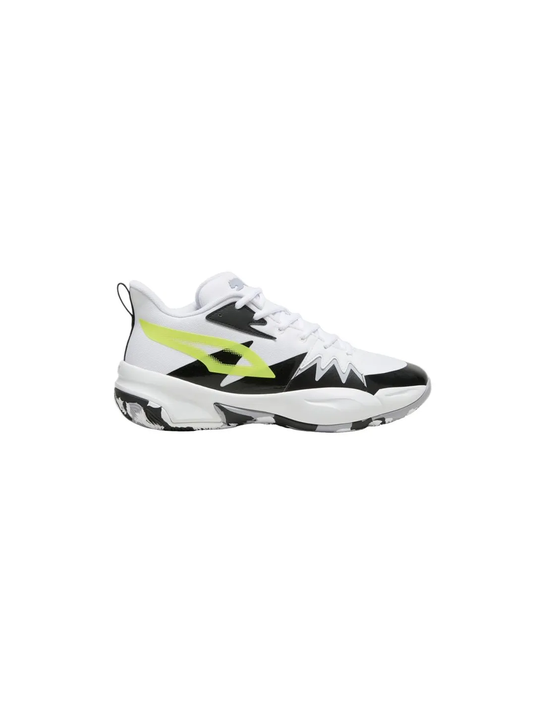 Zapatillas de Baloncesto Puma Genetics Blanco Amarillo