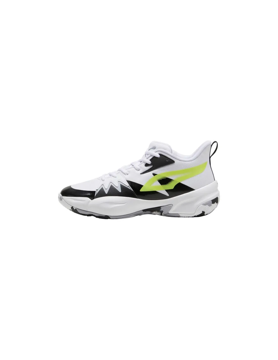 Zapatillas de Baloncesto Puma Genetics Blanco Amarillo