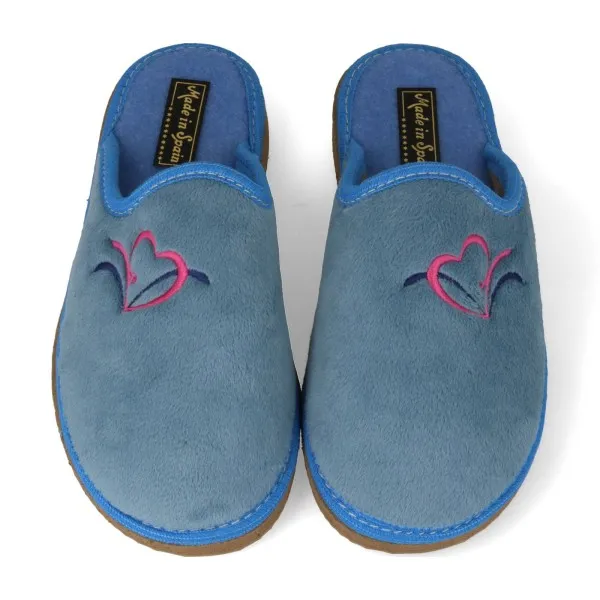 ZAPATILLAS DE CASA ABIERTA MUJER MOD. CORAZONLINE