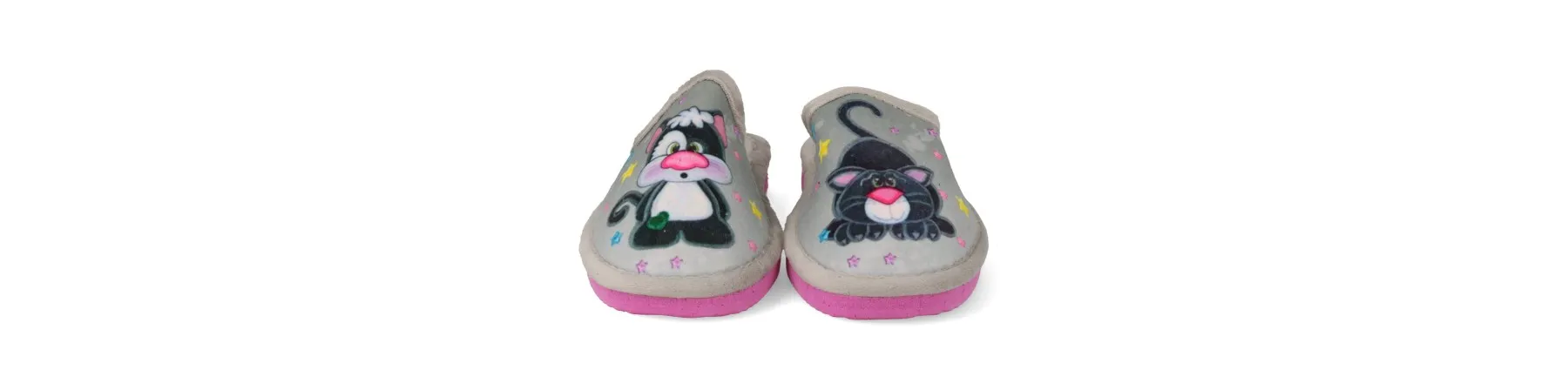 ZAPATILLAS DE CASA NIÑOS MOD. GATITOS