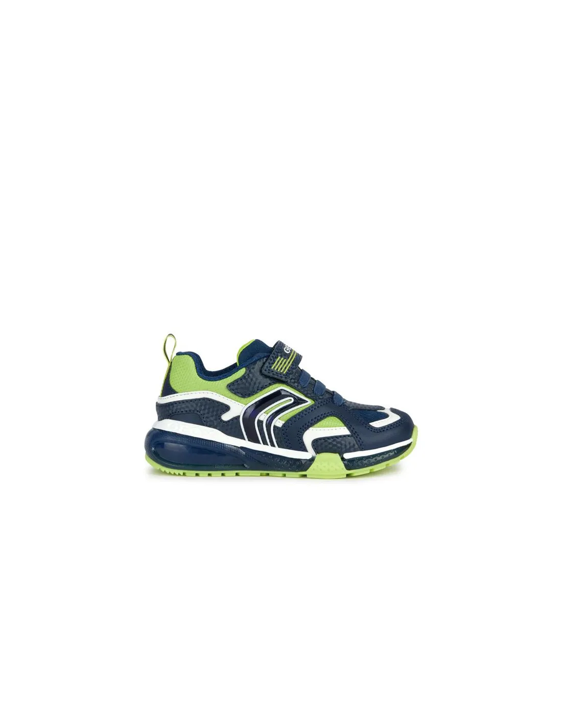 Zapatillas Geox Bayonyc Niño Navy/Amarillo