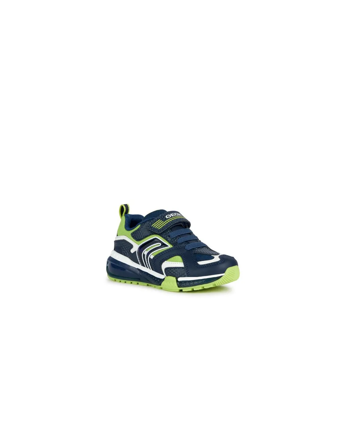 Zapatillas Geox Bayonyc Niño Navy/Amarillo