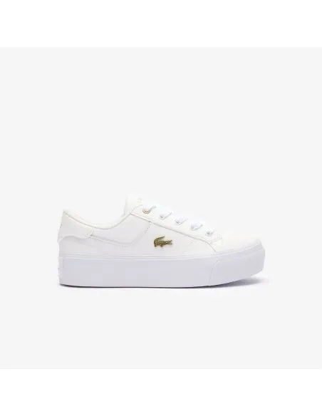 ZAPATILLAS LACOSTE BLANCAS LOGO LATERAL  ECOOL