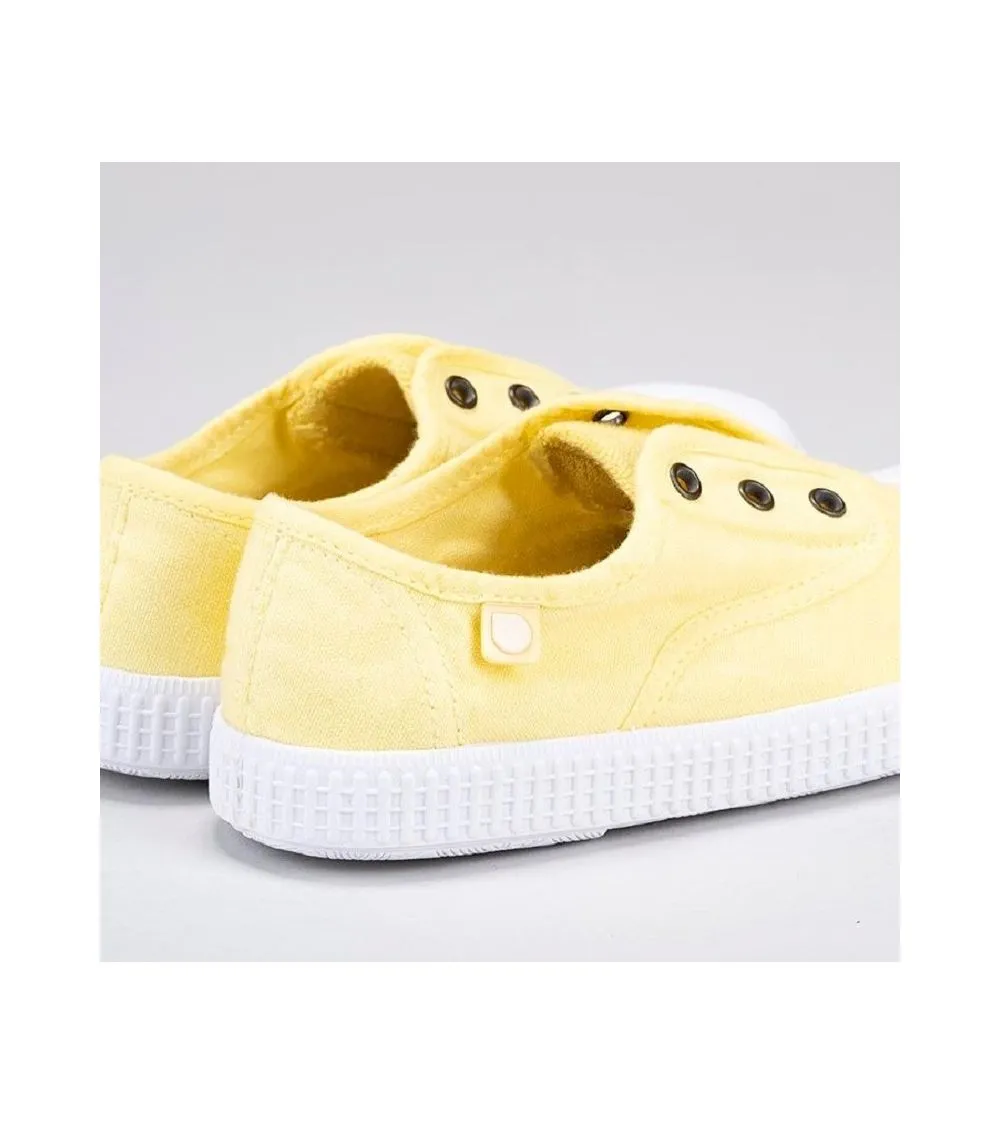 ZAPATILLAS LONA AMARILLO IGOR BERRI ELÁSTICO