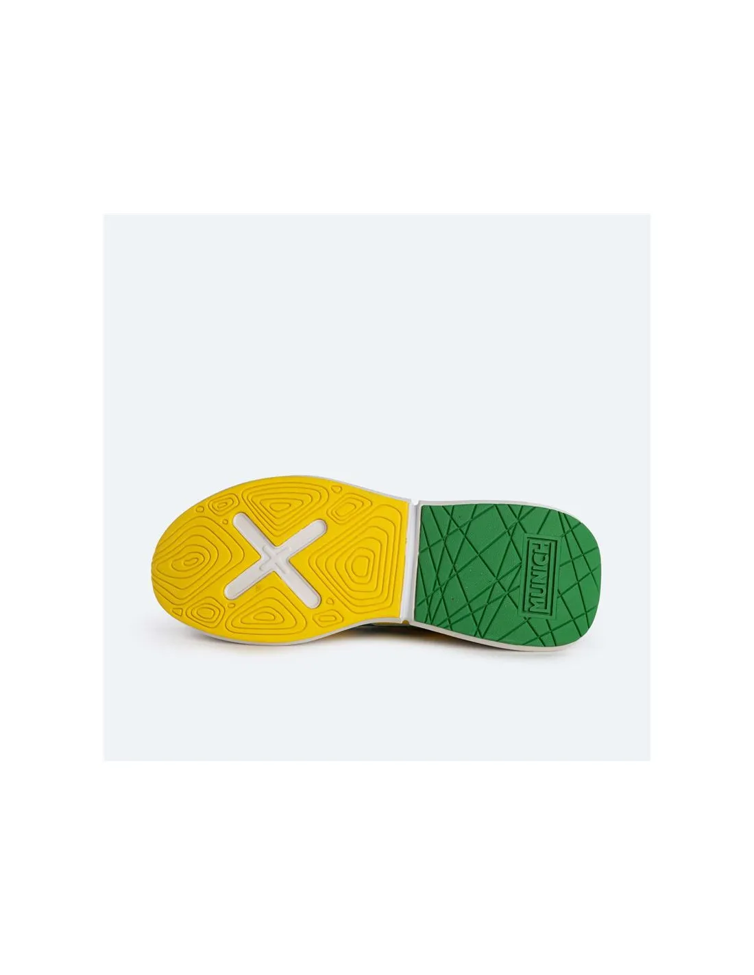 Zapatillas Munich Versus Mundial Br Amarillo Hombre
