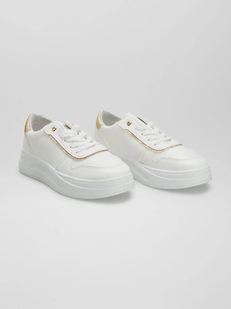 ZAPATILLAS SINTéTICAS  BLANCO