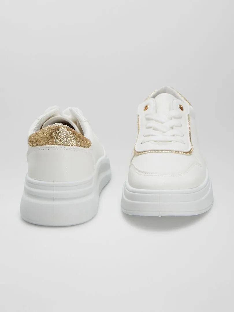 ZAPATILLAS SINTéTICAS  BLANCO