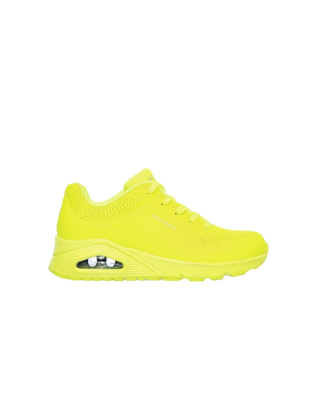ZAPATILLAS SKECHERS UNO  NIGHT SHADES MUJER AMARILLO