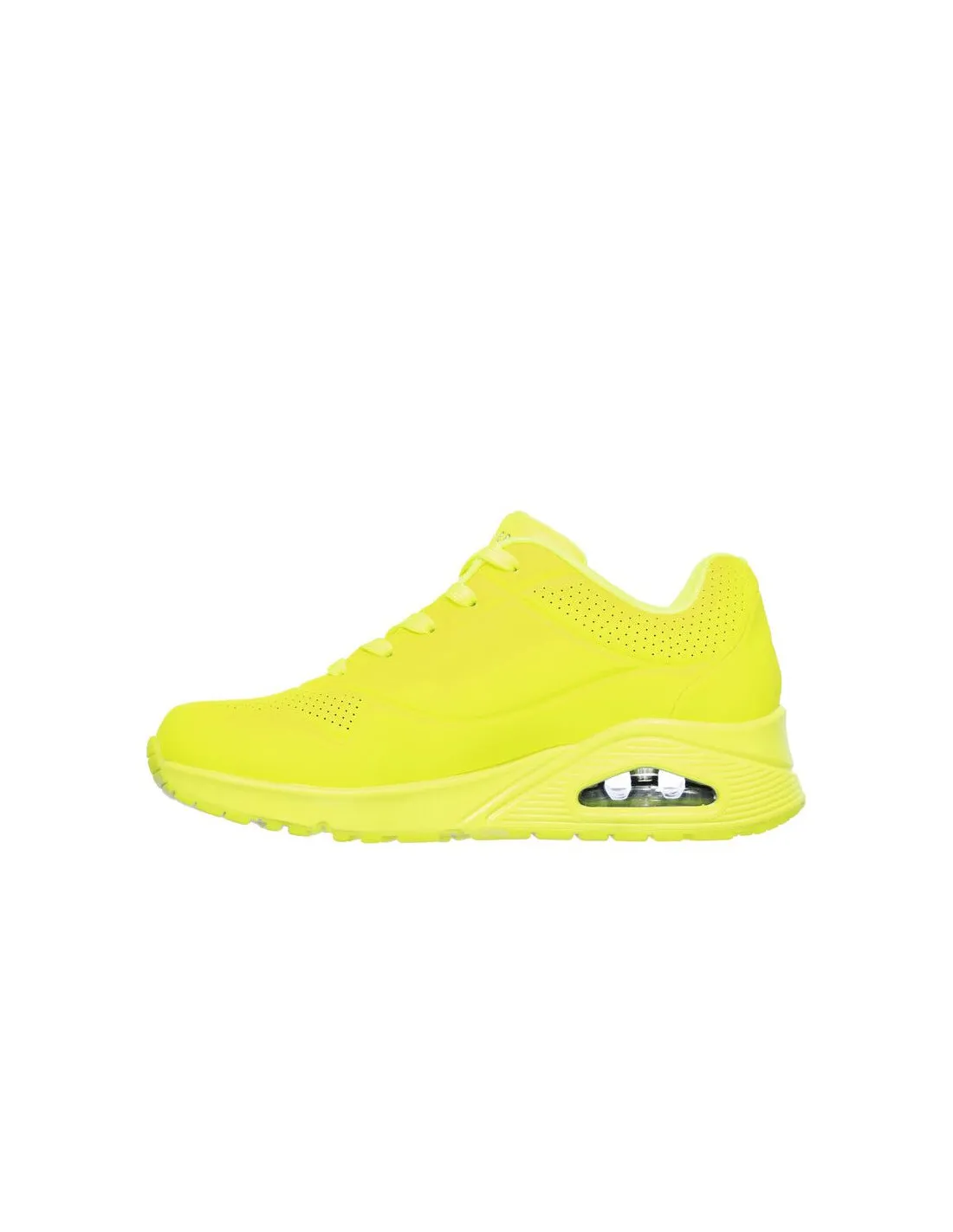 ZAPATILLAS SKECHERS UNO  NIGHT SHADES MUJER AMARILLO