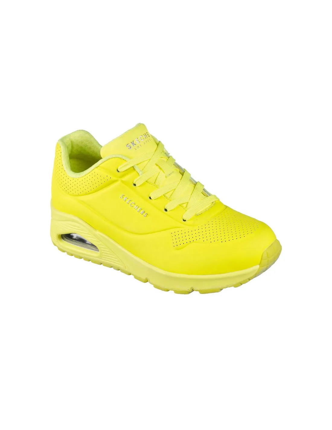 ZAPATILLAS SKECHERS UNO  NIGHT SHADES MUJER AMARILLO