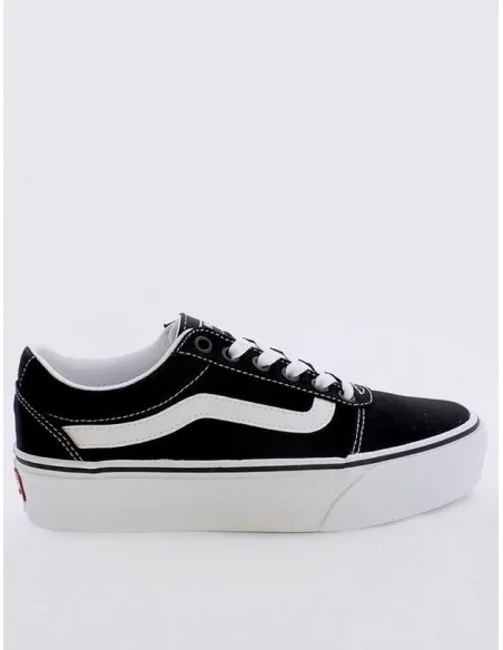 ZAPATILLAS VANS WARD PLATFORM NEGRAS Y BLANCAS  ECOOL