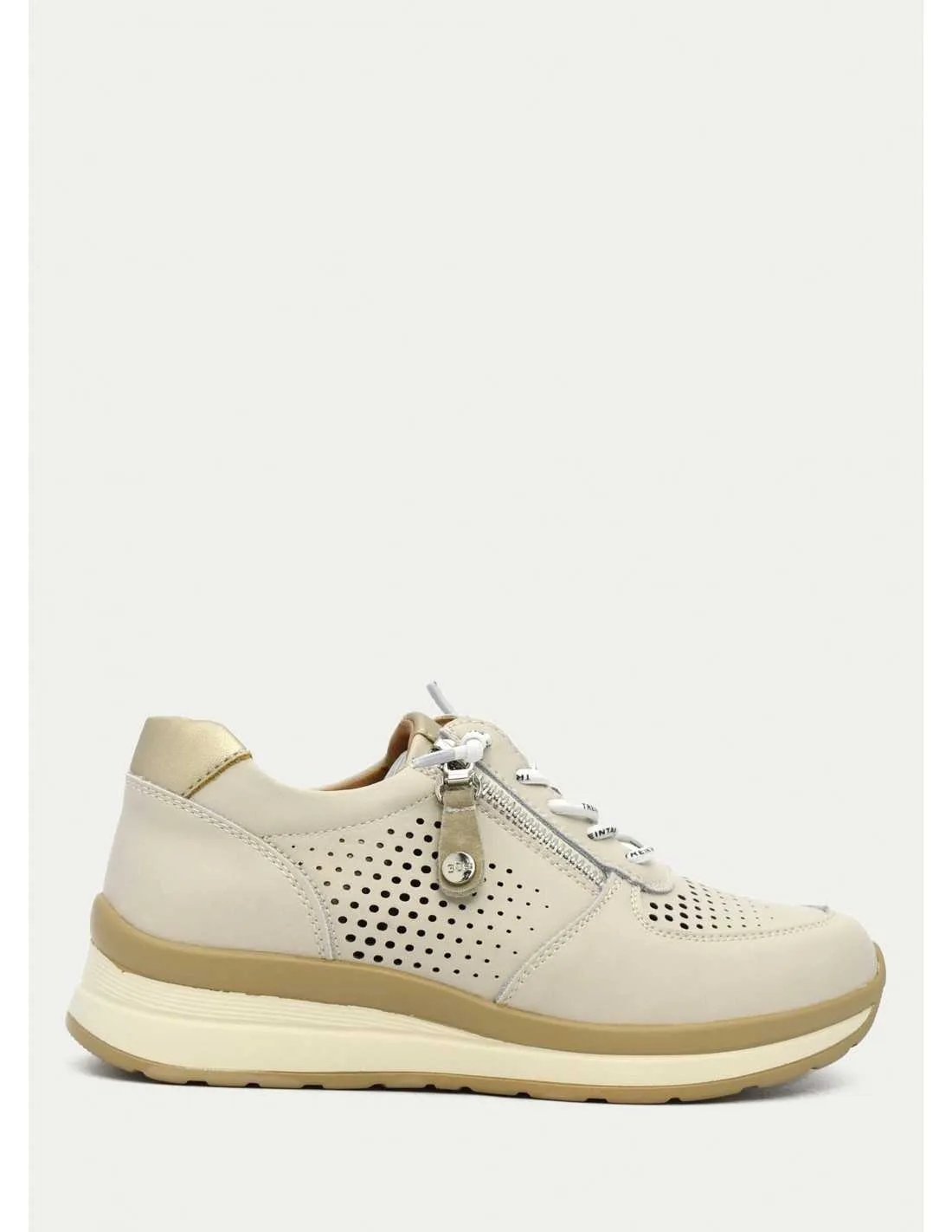 ZAPATO CASUAL TREINTAS 4167 BEIG 