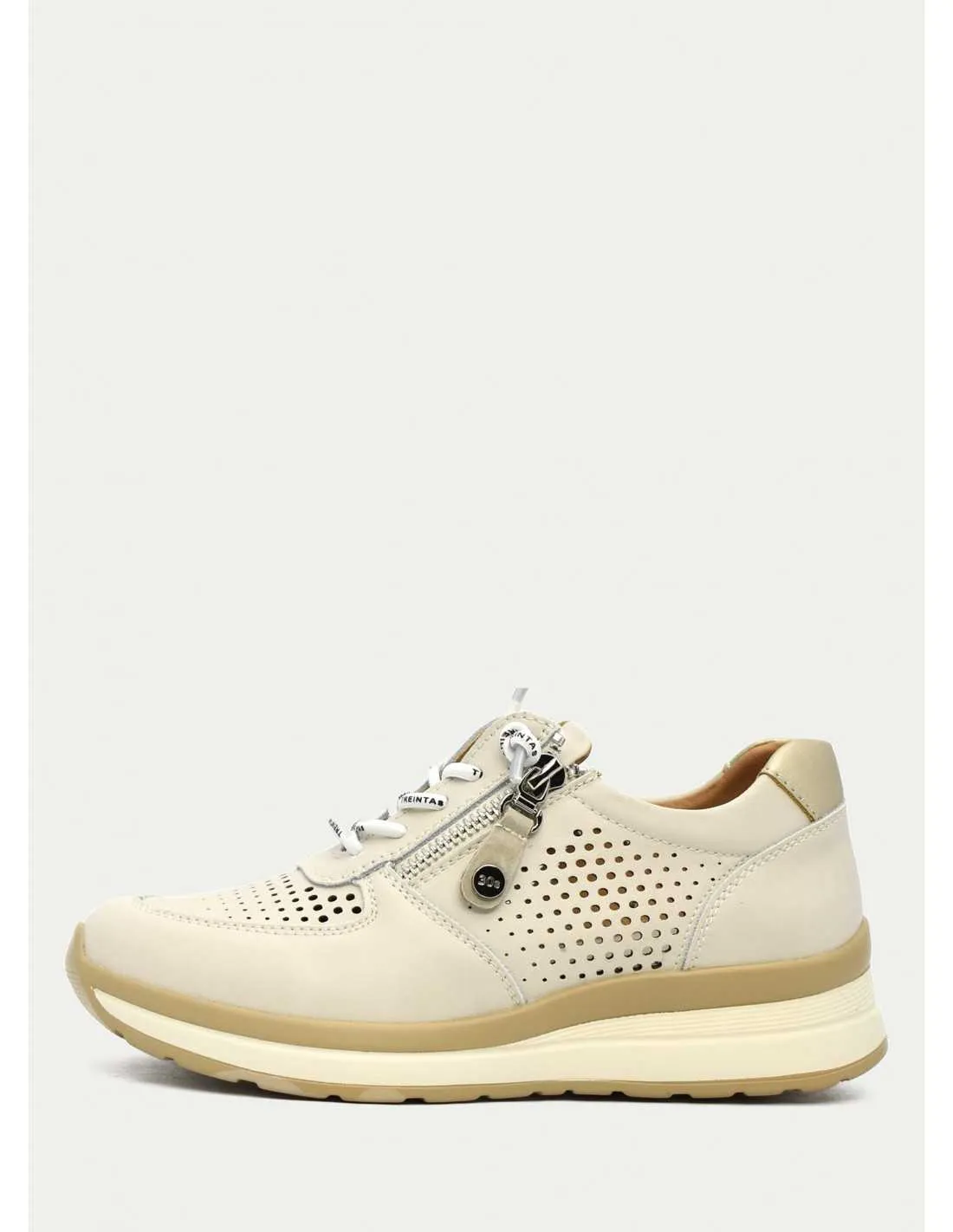 ZAPATO CASUAL TREINTAS 4167 BEIG 