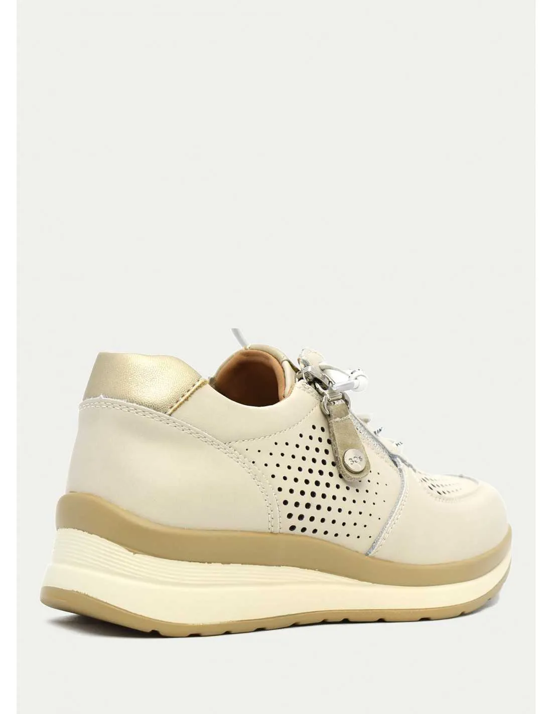ZAPATO CASUAL TREINTAS 4167 BEIG 