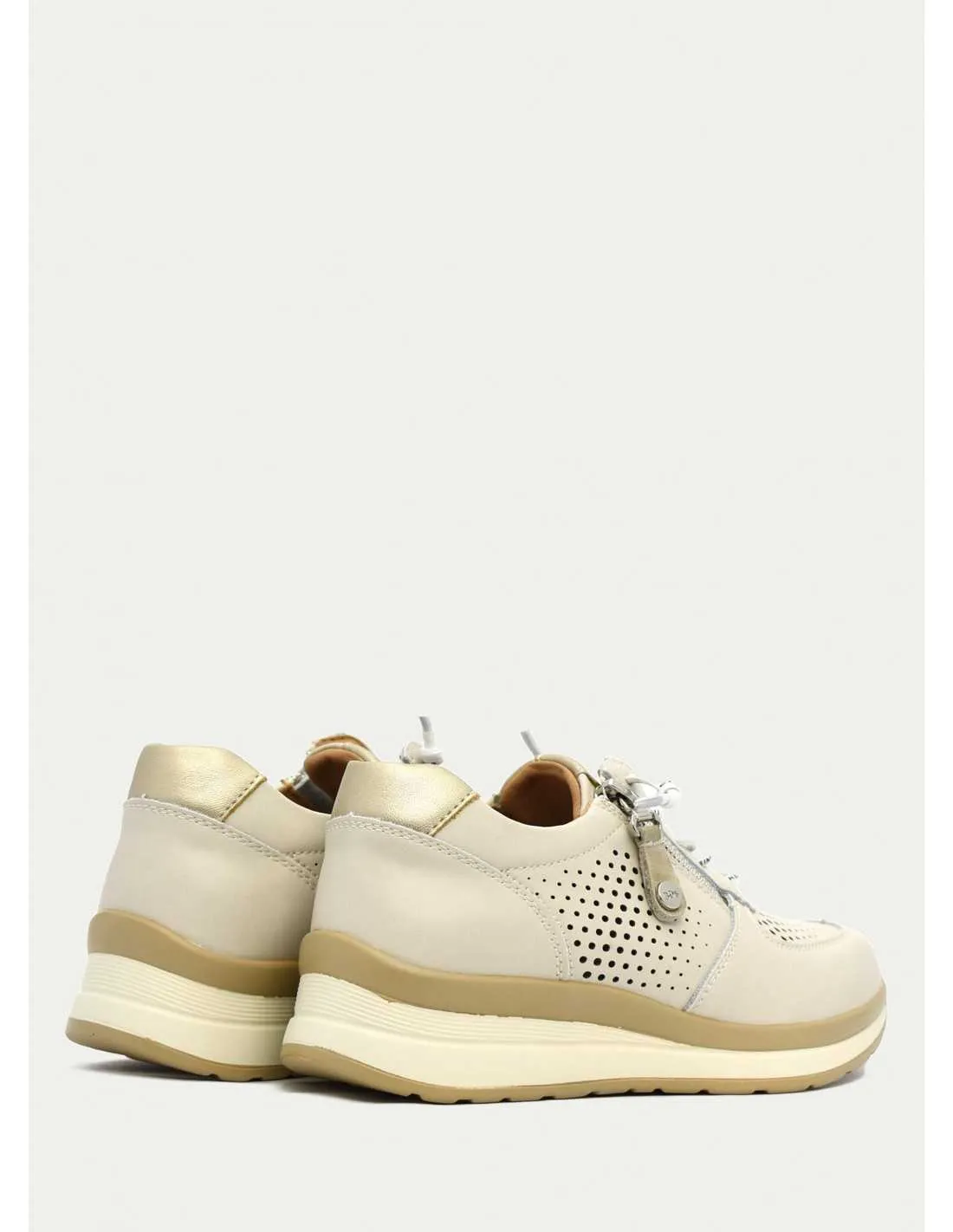 ZAPATO CASUAL TREINTAS 4167 BEIG 