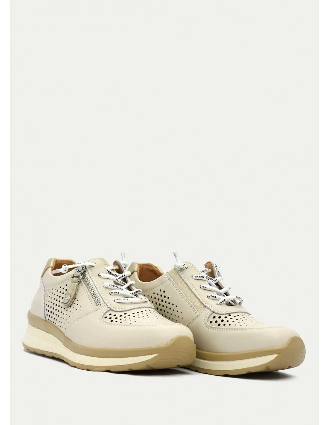 ZAPATO CASUAL TREINTAS 4167 BEIG 