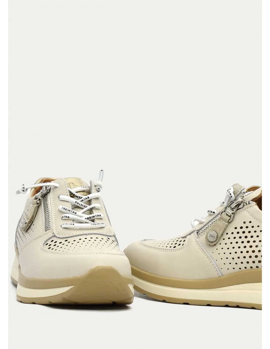 ZAPATO CASUAL TREINTAS 4167 BEIG 