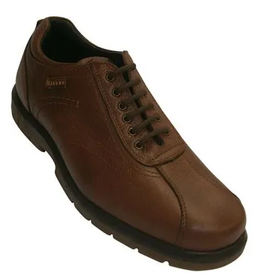 Zapato cordones sport Clayan en marrón medio
