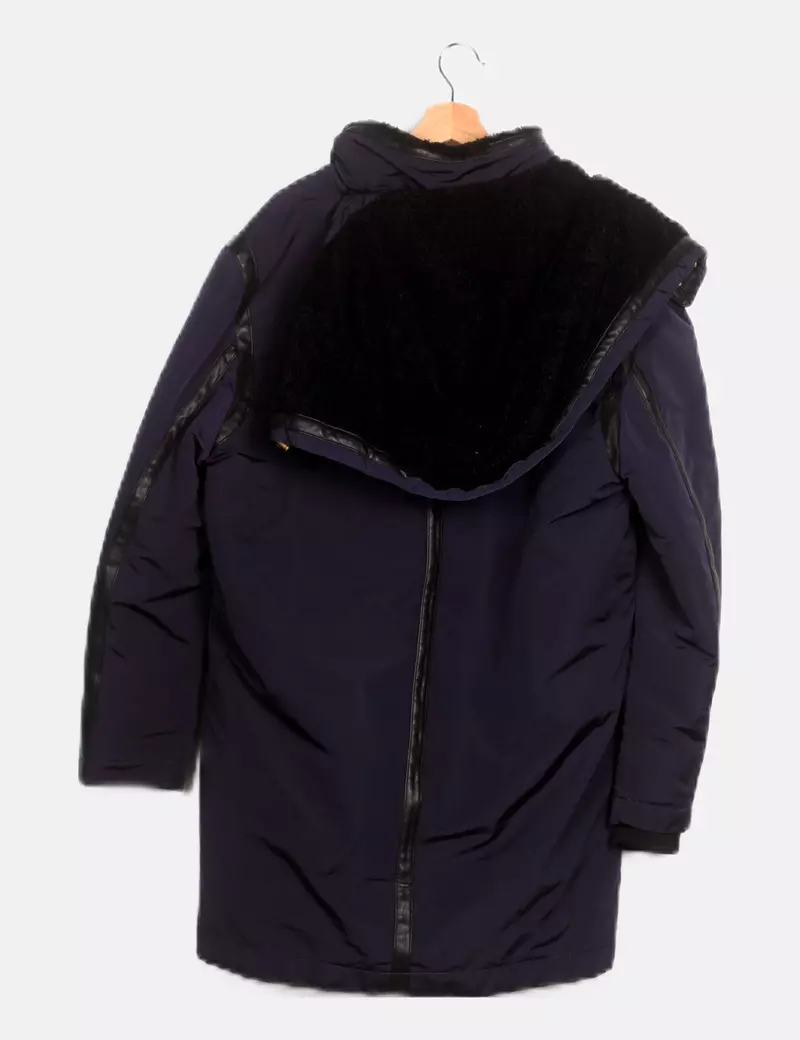 Zara Abrigo azul casual