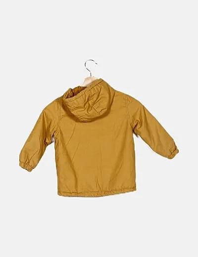Zara Abrigo camel cremallera