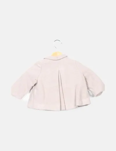 Zara Abrigo gris básico