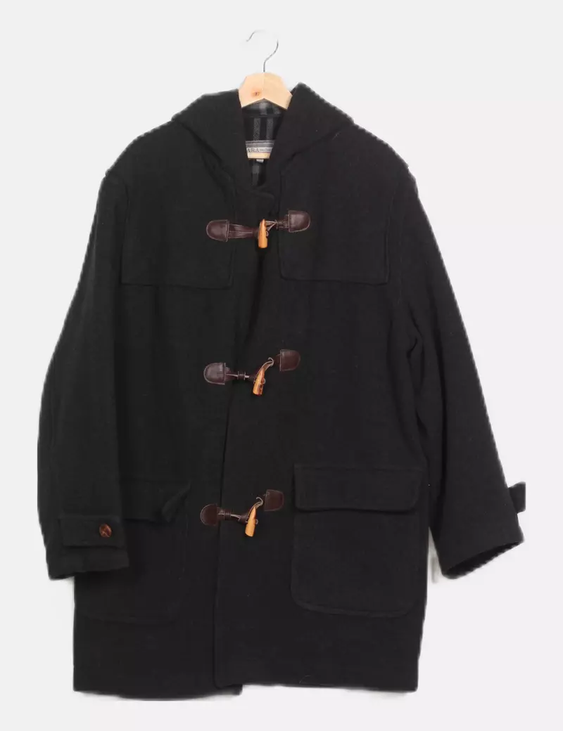 Zara Abrigo gris trenca